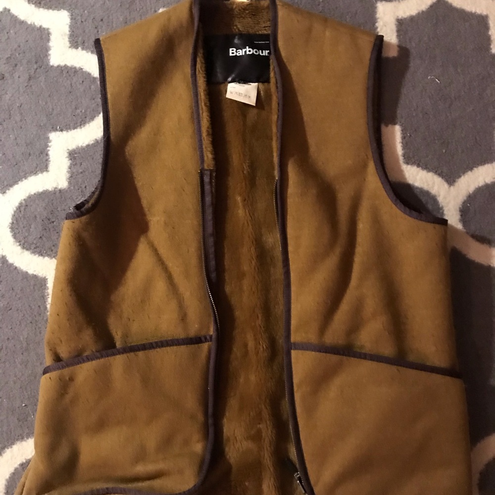 Barbour Warm Pile Vest/Zip-in Lined